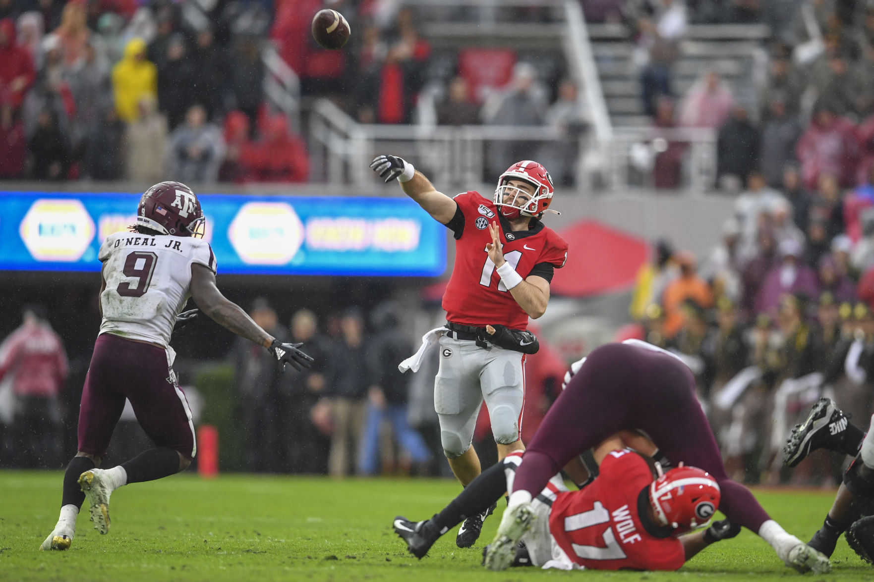 NCAA Football: Texas A&M at Georgia